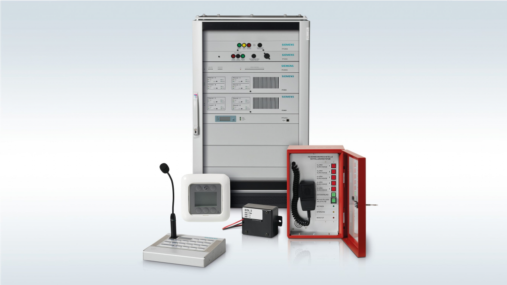 Siemens Voice alarm system Cerberus PACE IBT
