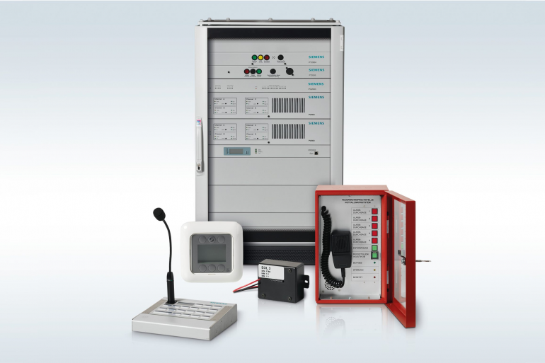 Siemens Voice alarm system Cerberus PACE
